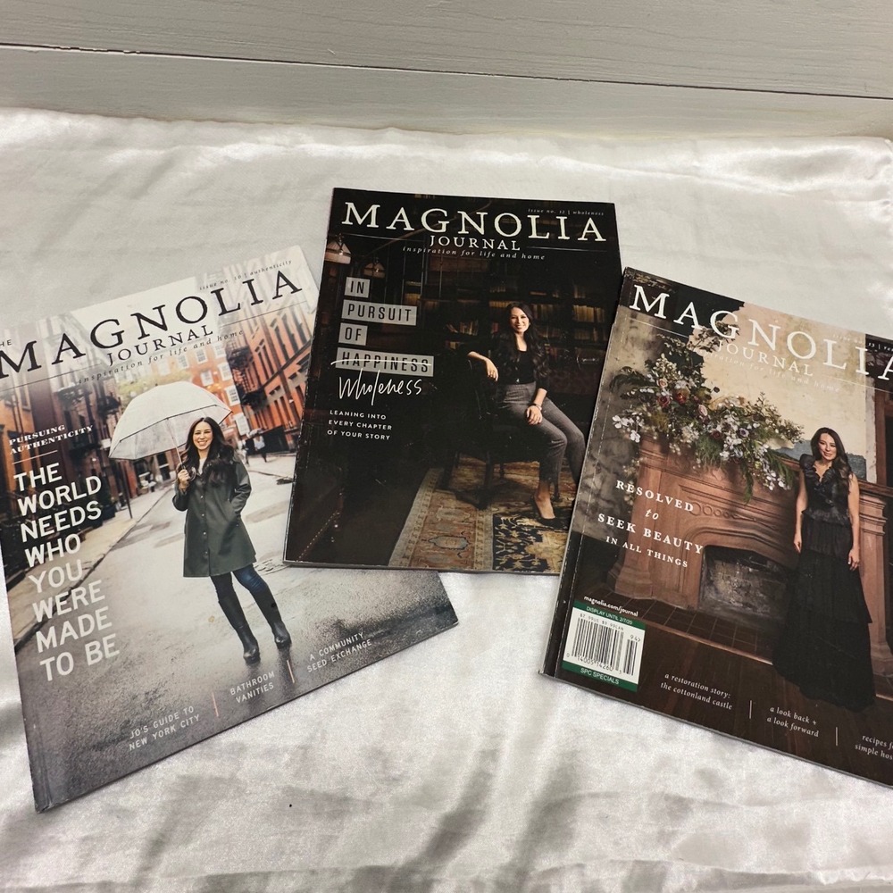 Magnolia Journal Magazine Lot‎ 3 Issues 2019 Spring Fall Winter Excellent